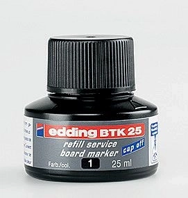 Tinta Edding BTK 25, negra – recambio para rotuladores de pizarra