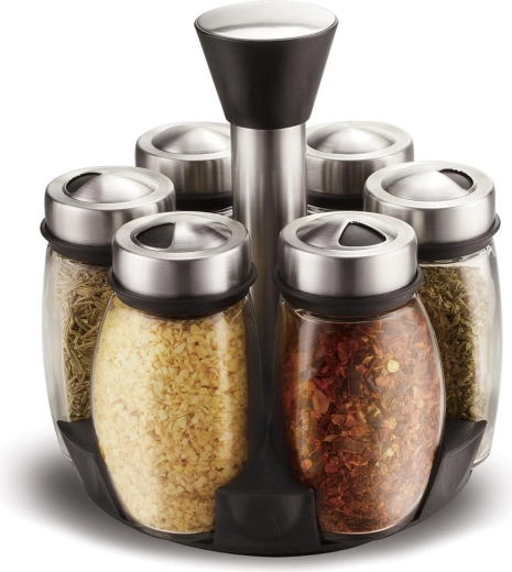 Tarros de vidrio para especias de 120 ml de capacidad