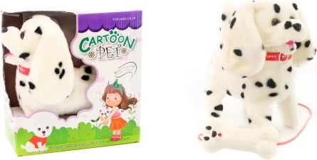 Perrito dálmata con cable – juguete interactivo