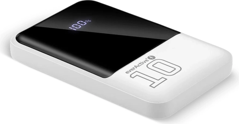 Batería externa 10 000 mAh con carga rápida de 22,5 W, 2× USB y 1× USB‑C con pantalla LED
