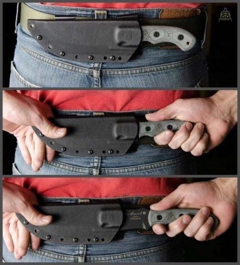 Desenfunde rápido y porte cómodo en el cinturón