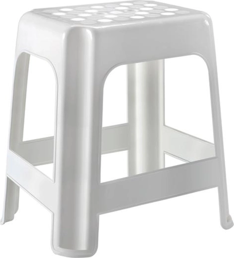 Taburete alto de plástico para baño HEIDRUN