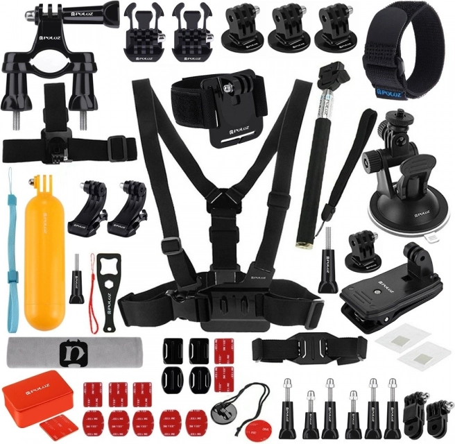 Puluz ultimate combo set de accesorios para cámaras de acción 53 en 1