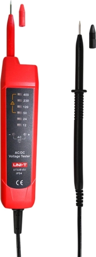 Comprobador de tensión AC/DC UNI-T con detección automática e indicación LED