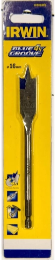 Broca plana para madera 16 mm IRWIN Blue Groove