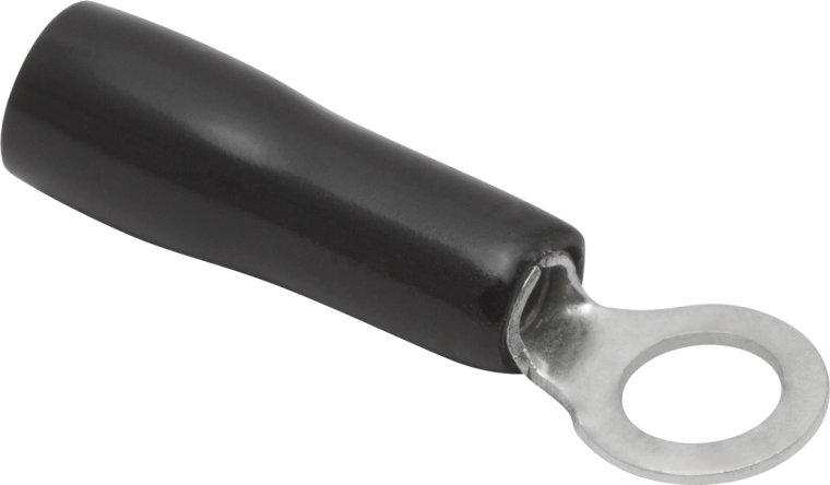 Terminal de cable aislado 4/2 mm negro
