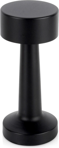 Lámpara de mesa LED negra de 21 cm