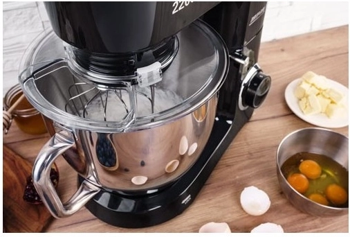 Gran bol de acero inoxidable de 6,5 l con práctica asa