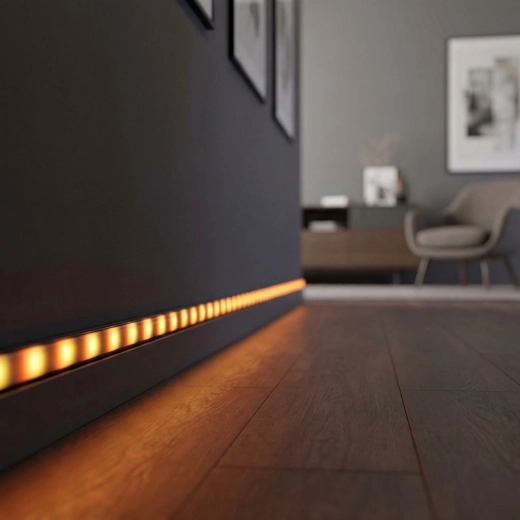 Luz LED agradable y difusa