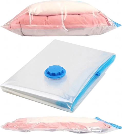 Bolsa de almacenamiento al vacío para ropa y ropa de cama 50 × 70 cm