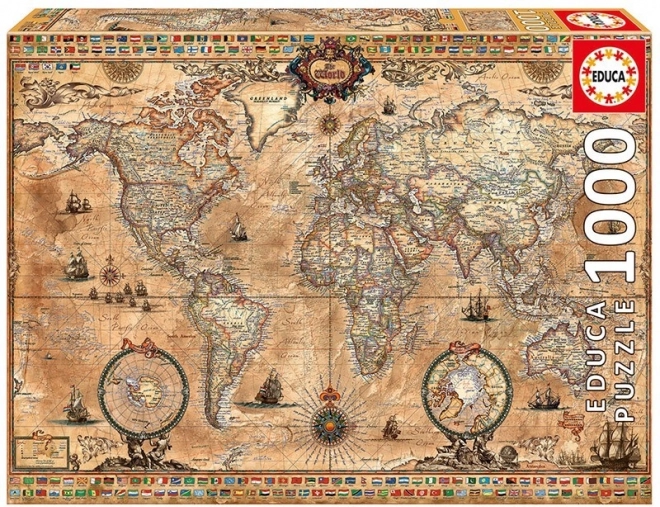 Puzle de 1000 piezas Mapa antiguo