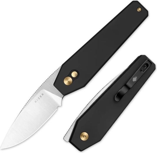 Button lock, front flipper y clip de bolsillo