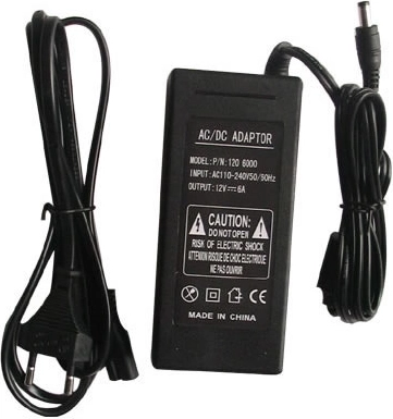 Adaptador de alimentación de red Solight de 230 V a 12 V, 5 A y 60 W