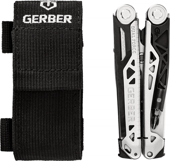 Construcción resistente de acero inoxidable y funda para cinturón