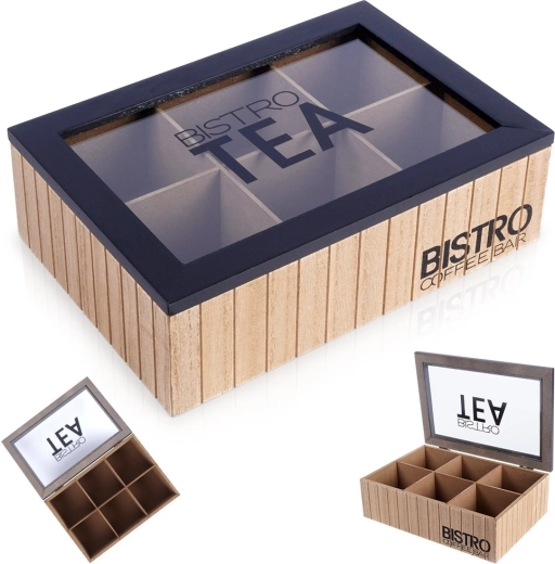 Tapa de vidrio con marco negro