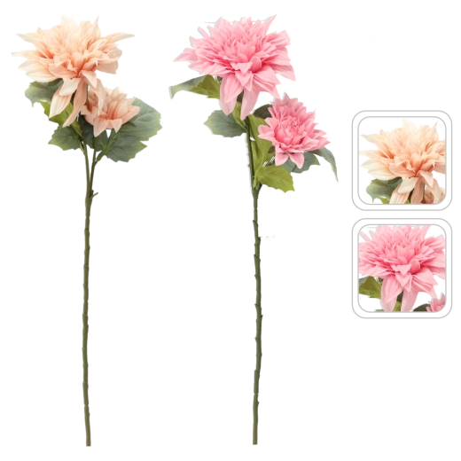 Rama artificial con flores 60 cm – mix de 2 colores
