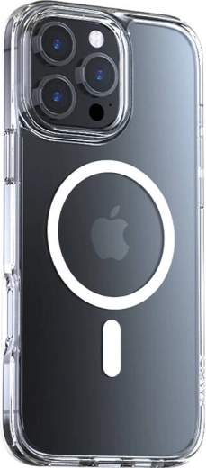 Funda Torras Diamond‑Mag para iPhone 16 Pro transparente