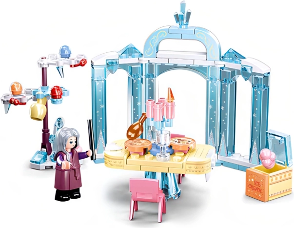 Juego de construcción Sluban Elfos de invierno Cena nocturna