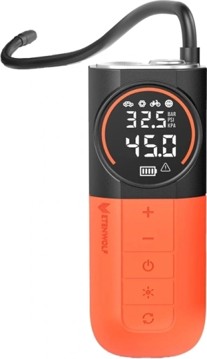 Compresor inalámbrico para automóvil Etenwolf S1 con batería de 5200 mAh