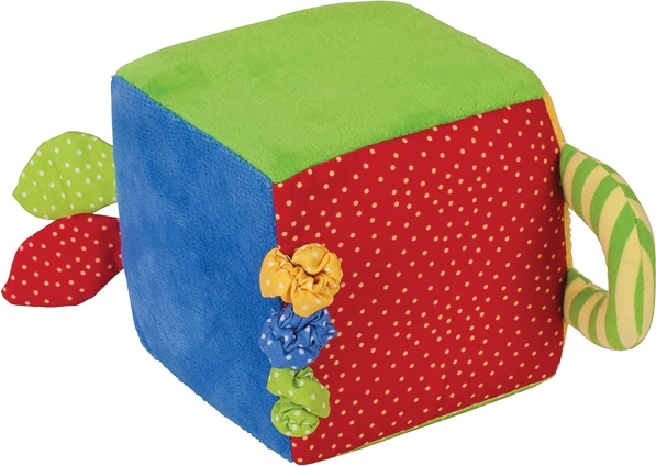 Cubo de actividades textil BIGJIGS para bebés