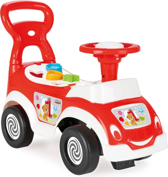 Correpasillos cochecito para los más pequeños 2 en 1 – Rojo