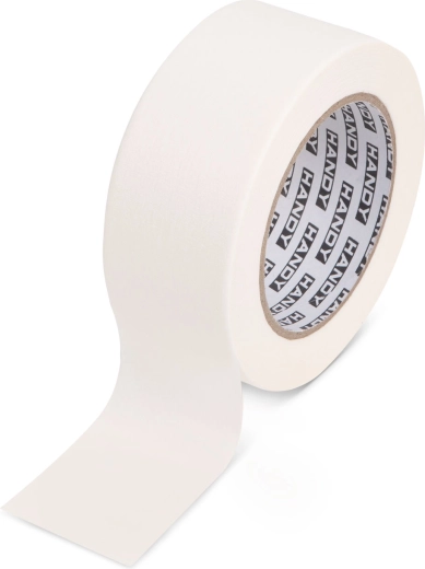 Cinta de carrocero con adhesivo a base de agua, 50 m x 48 mm, blanca