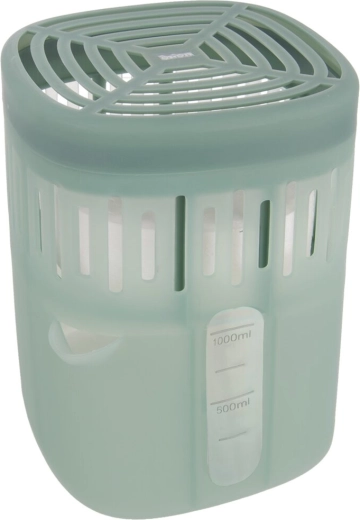 Absorbedor de humedad con recambio 450 g, depósito colector 1 l, verde