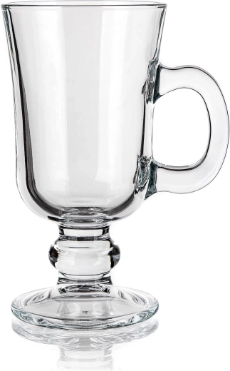Vasos para irish coffee con asa 280 ml, juego de 2 unidades
