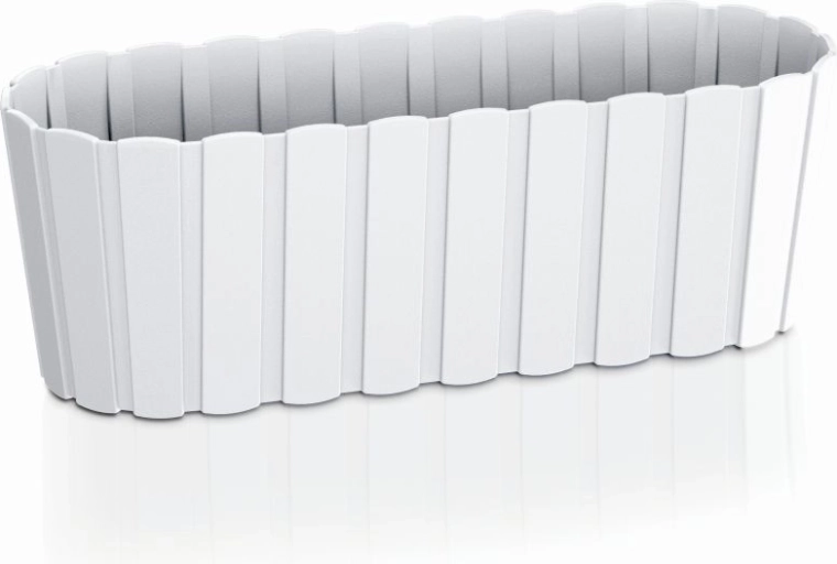 Jardinera de plástico BOARDEE CASE 38,3 cm blanca