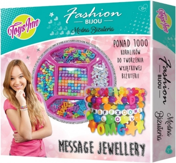 Set para hacer pulseras con letras Message Jewellery