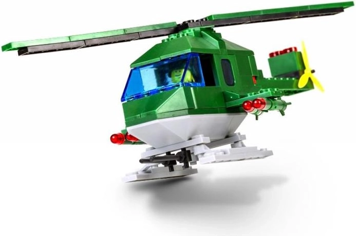 Cheva kit de construcción helicóptero – modelo de combate con tripulación