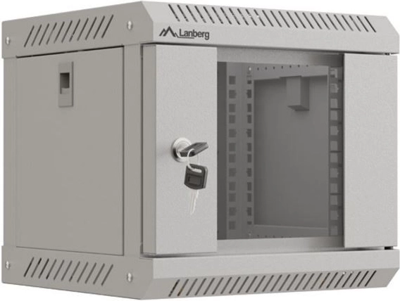 Armario rack mural de 10 pulgadas 4U 300x300 gris