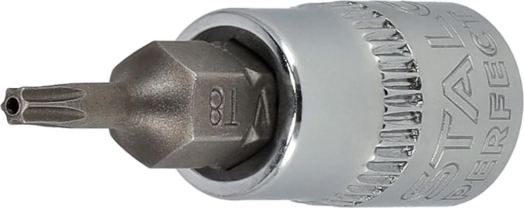 Vaso 1/4" con punta HEX 3 mm Stalco