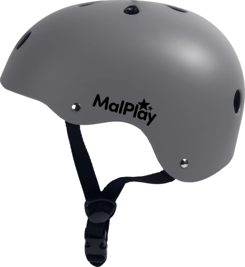 casco ciclista infantil SafeKiddo gris (S, 48–54 cm)
