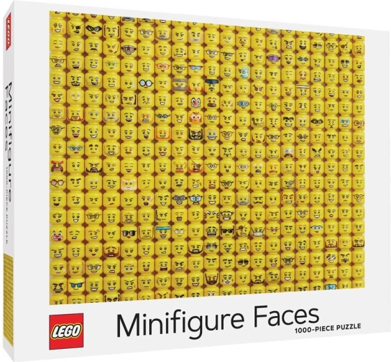 Chronicle Books LEGO caras de minifiguras puzzle 1000 piezas