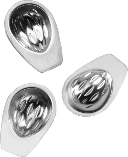 Juego de moldes de acero para galletas en forma de nuez, 20 uds.