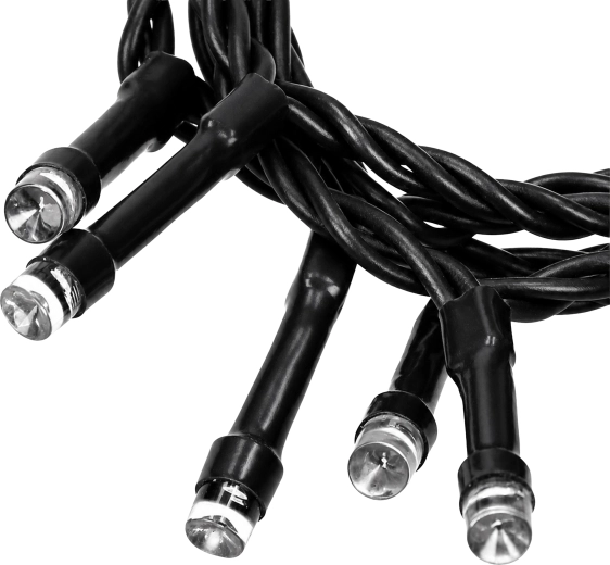 Cable negro con luces LED