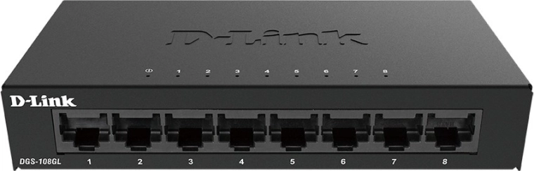 D-Link DGS-108GL switch gigabit no gestionado de 8 puertos