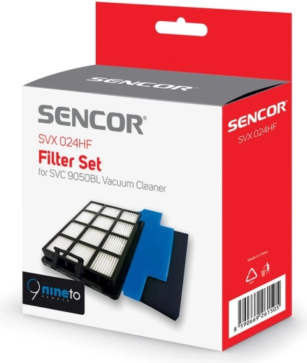 Juego de filtros para aspiradora Sencor SVC 9050BL