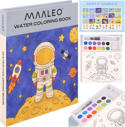 Acuarelas mágicas astronauta Maaelo
