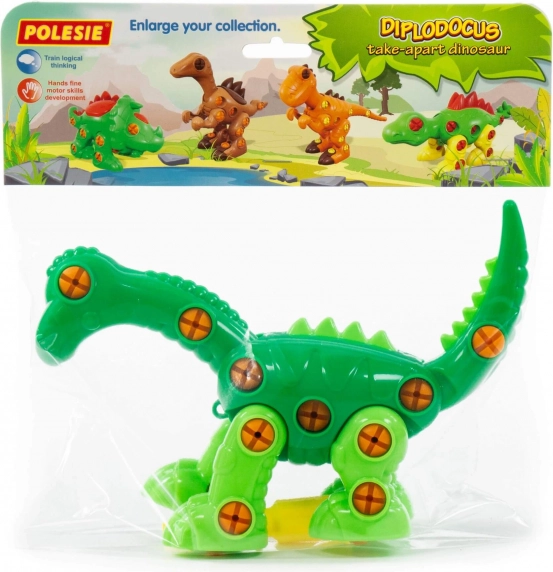 Dinosaurio atornillable Diplodocus