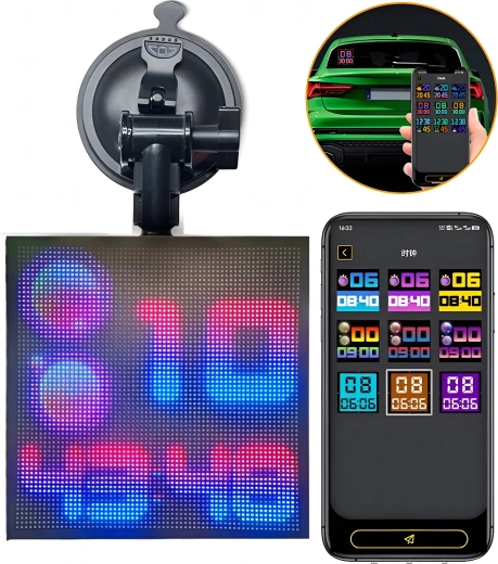 Matriz RGB a todo color 32×32 para animaciones llamativas