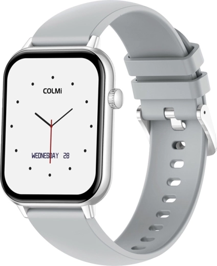 Reloj inteligente Colmi C28 plateado