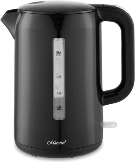 Hervidor eléctrico 2,2 l 2200 W maestro negro