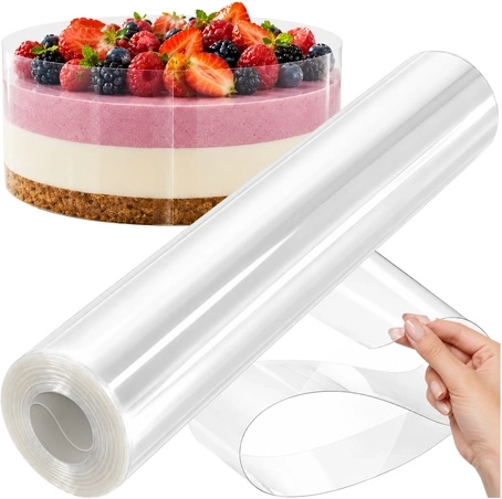 Acetato para repostería (tira para aro) Ruhhy PET 20 cm x 10 m
