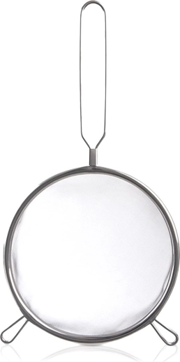 Colador de cocina de acero inoxidable con mango 16 cm