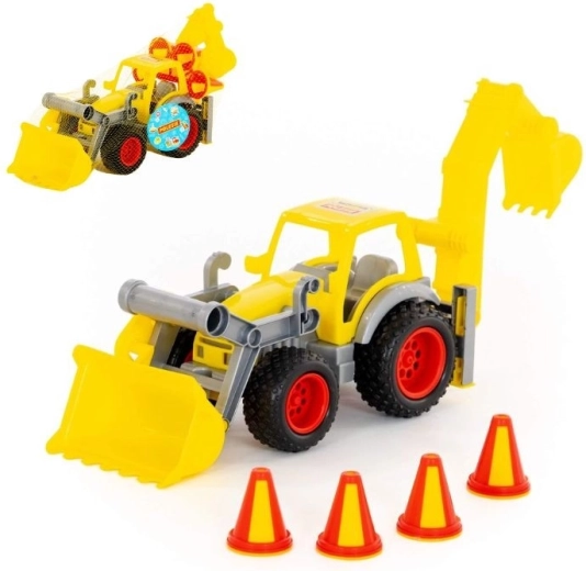 Tractor de plástico con cargadora ConsTruck