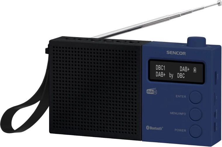 Radio digital Sencor SRD 7760BB con DAB+, Bluetooth y USB