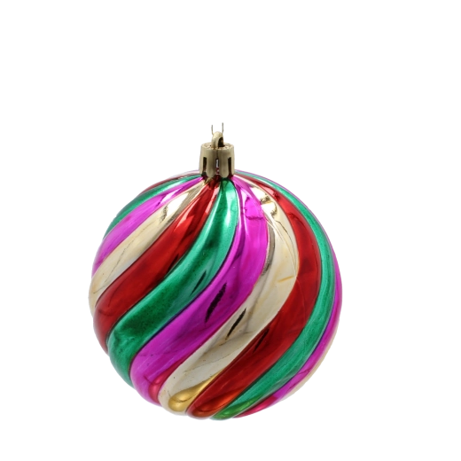 Ornamentos a rayas con un toque divertido