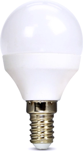 Solight bombilla LED miniglobe E14 6 W 3000 K 510 lm blanca